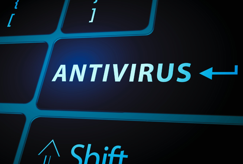 Antivirus enter button